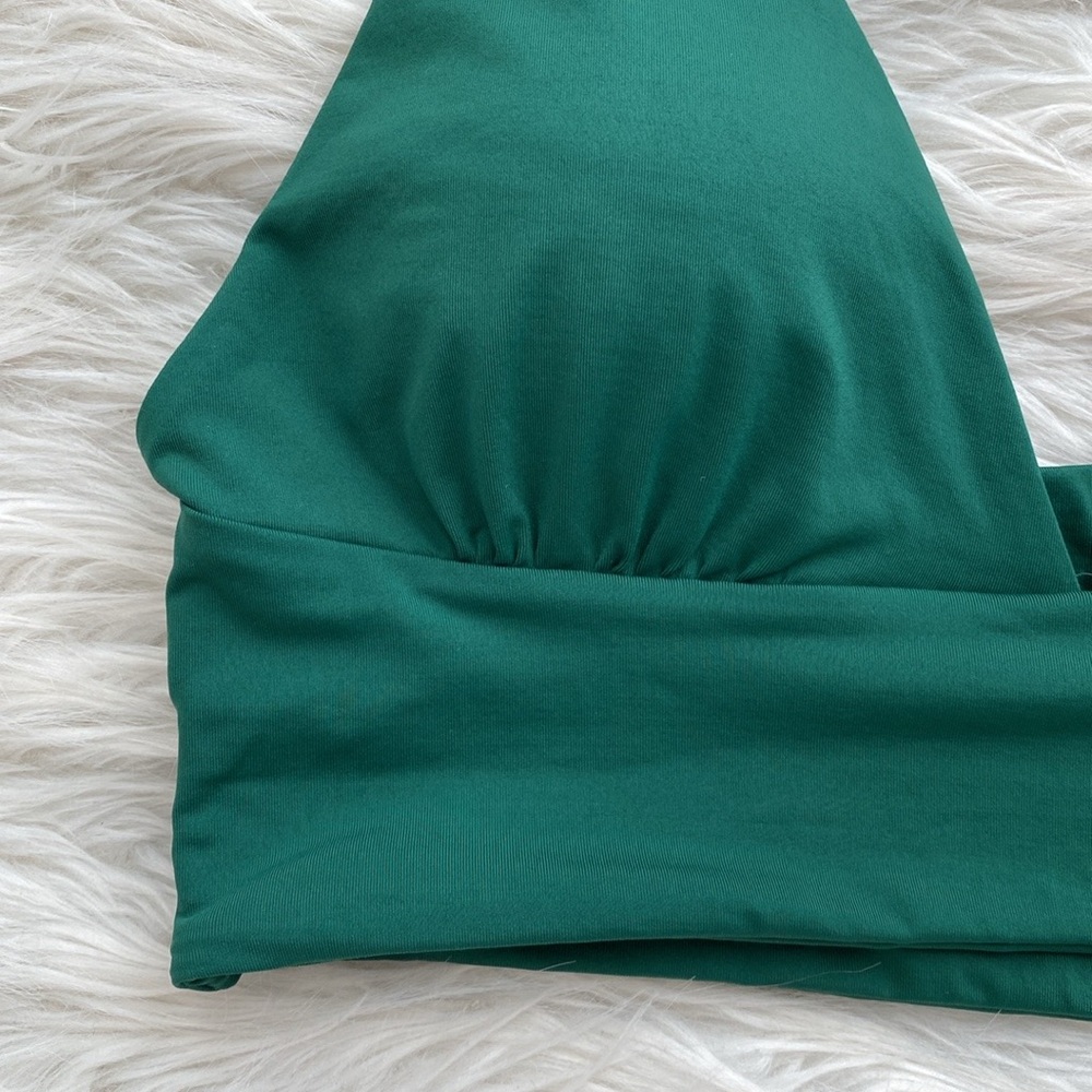 L*Space | Emerald Green Olivia Bikini Top - Picture 6 of 11